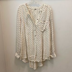 Free People Blouse XS Boho Tunic